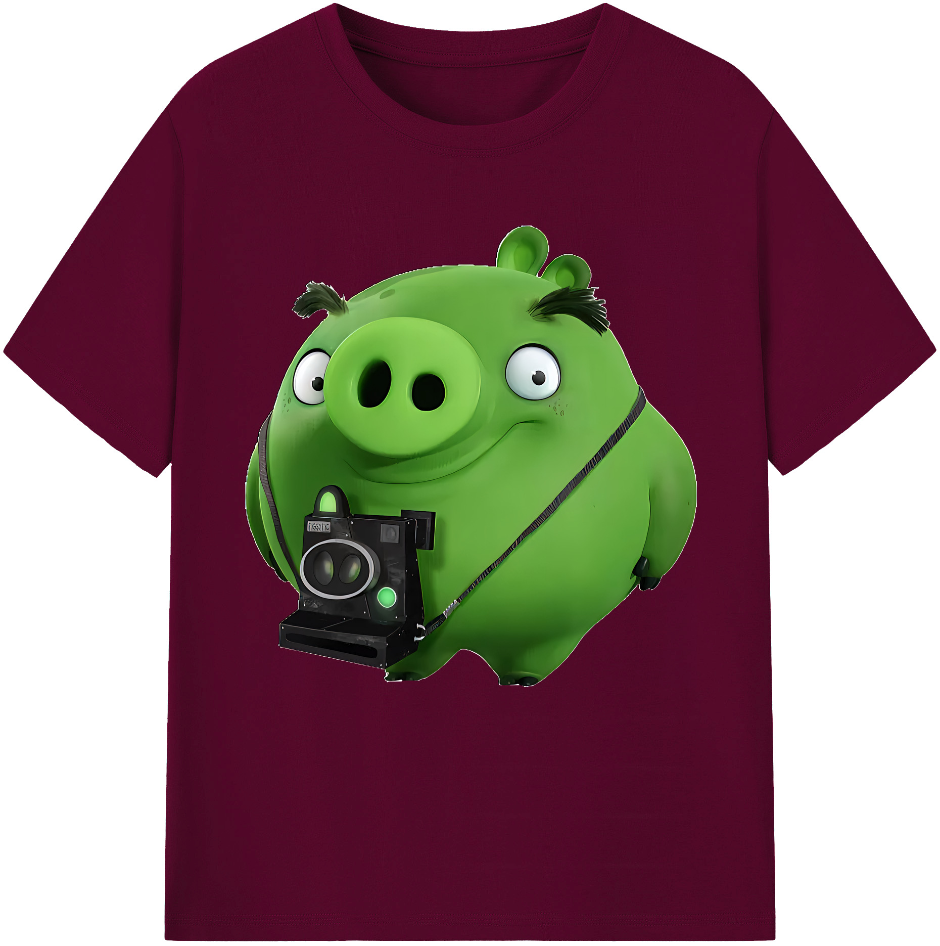 （画像用） Angry Birds アングリーバード レディースカジュアルプリントTシャツ（綿100％）